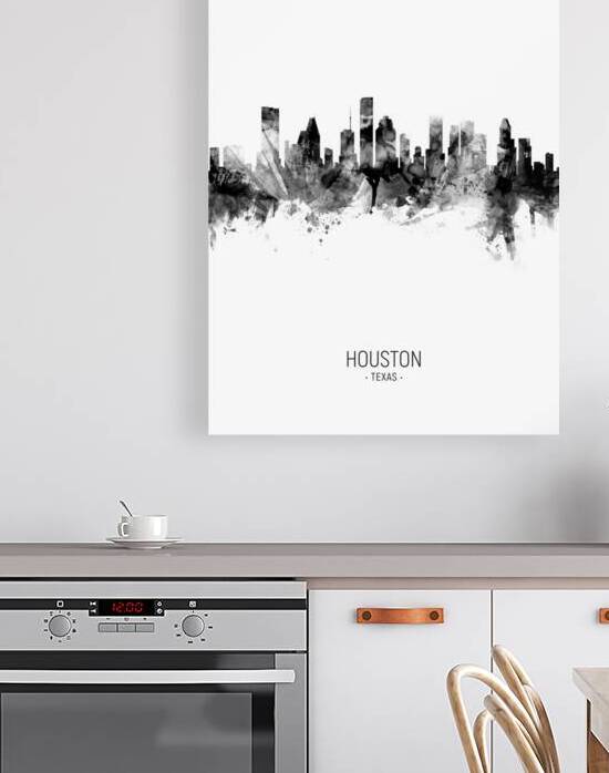 Houston Texas Skyline by Michael Tompsett