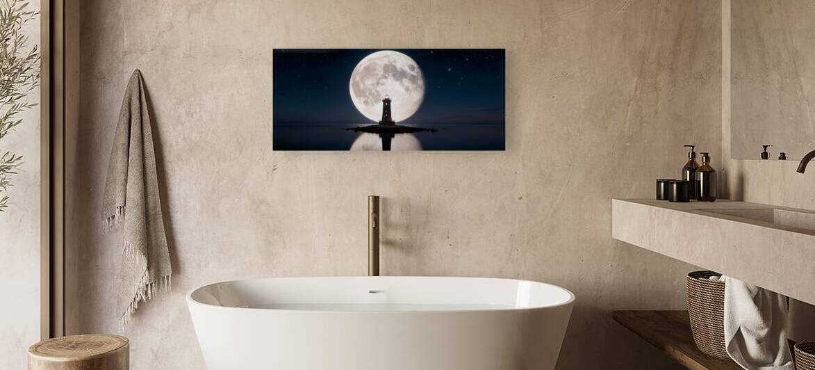 Guided by the Moonlight by MotivatePrints