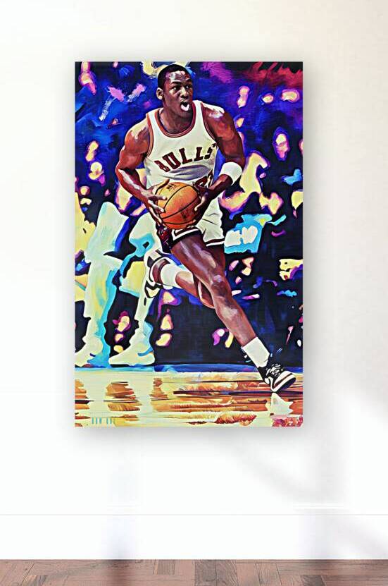 1980s Pop Art Michael Jordan Takeoff by Row One Brand