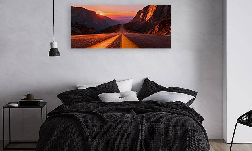 Last Light on the Long Road by MotivatePrints