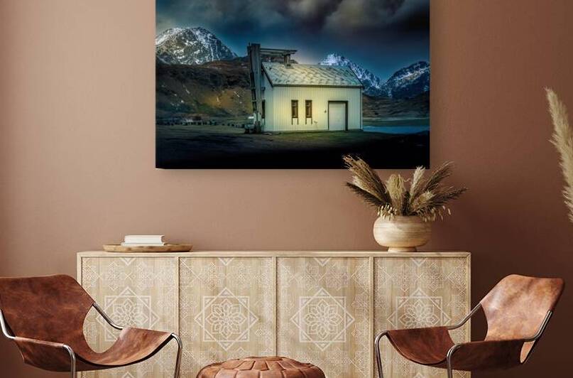 Lofoten Chapel in Winter by Norma Brandsberg Photography