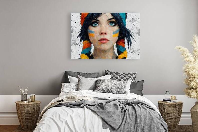 Who Told You  – Modern Portrait Print by Savage Art Prints