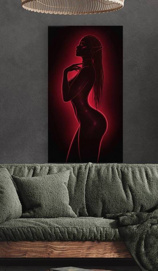 The Unveiled Starlight Elf by Sumer Paintings