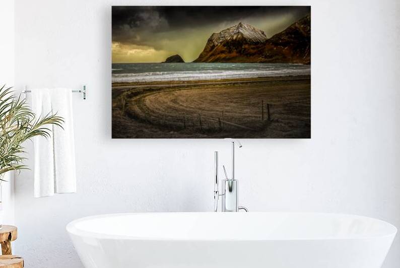 Lofoten Vik Hauklandstranda Beach by Norma Brandsberg Photography