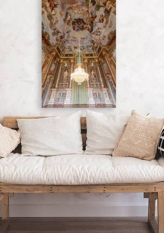 Hall of Honour Interior at Castello di Agliè Italy by Paolo Modena