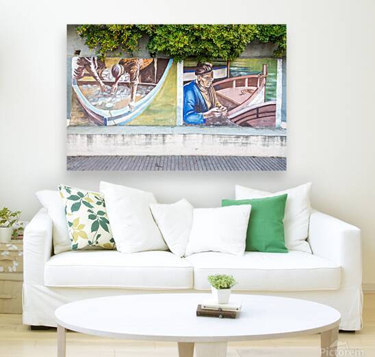 Murals on the Seaside Promenade in Cervo Italy by Paolo Modena