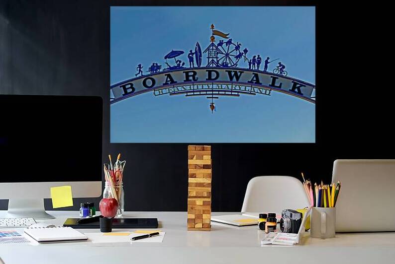 Ocean City Boardwalk Arch Center 2025 by Bill Swartwout Photography