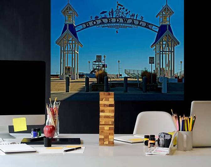 Ocean City Boardwalk Entrance Arch 2025 by Bill Swartwout Photography