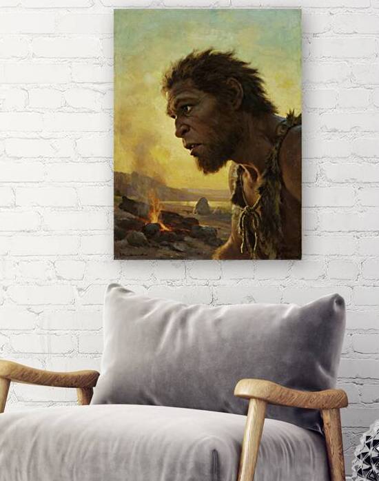 Neanderthal: Abyssal Mydriasis – The First Conscious Gaze by Sumer Paintings