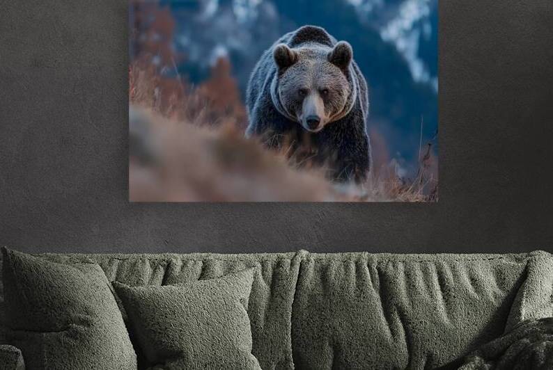 Alpine Titan – Grizzly Bear Print by Savage Art Prints