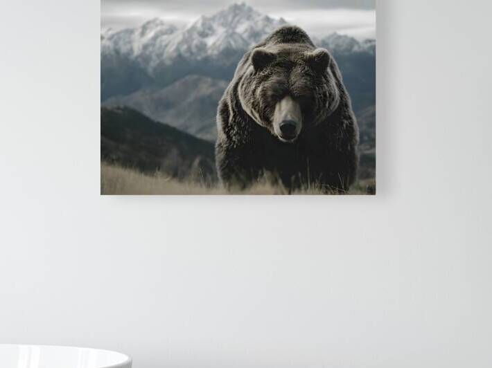 Summit Guardian – Kodiak Bear Print by Savage Art Prints