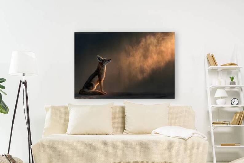 Breath of Dawn – Desert Fox Print by Savage Art Prints