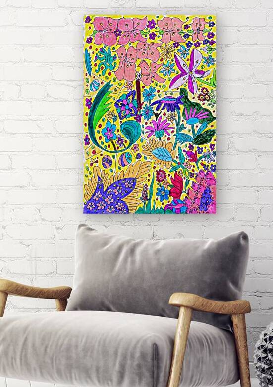 Abstract Colourful Garden  by Catriona Roberts Nature Photography and Designs