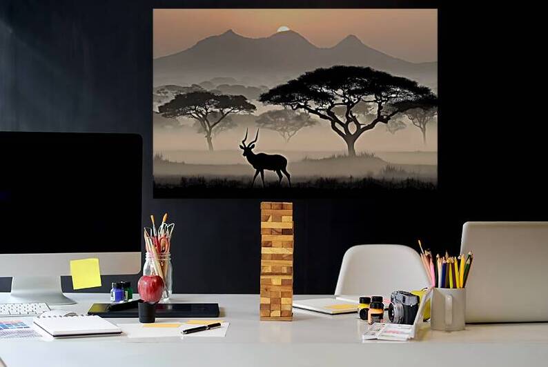 Whispering Plains – Saola Print by Savage Art Prints