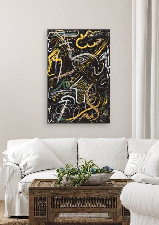 Eclipse of Motion – Contemporary Abstract Art Expressing Chaos Light and Energy | Modern Digital Expressionism by Umar Danish