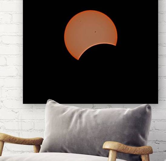 Solar Eclipse 2024 Partial First Quarter by Hubert Cormier Photography