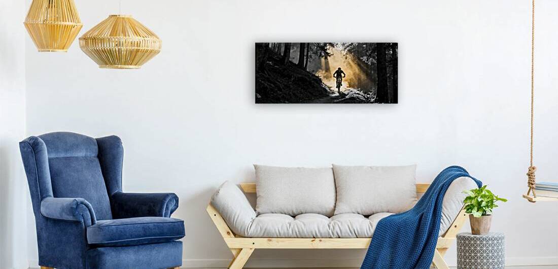 Into the Light The Ascent Through Shadows by MotivatePrints