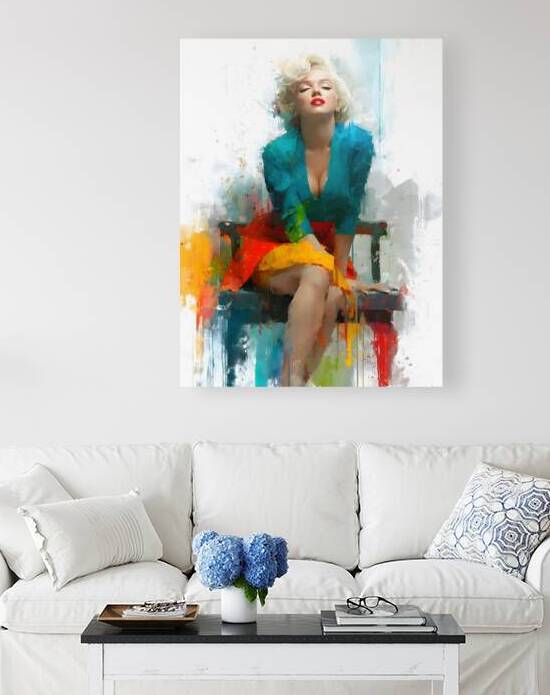 Icon in Color – Modern Muse Print by Savage Art Prints