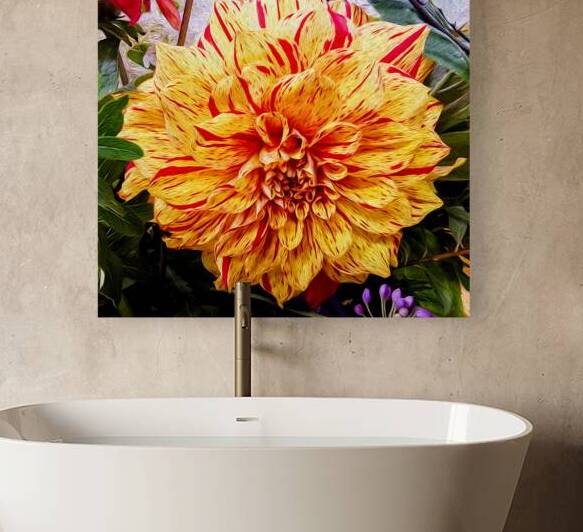 Flaming Petals by Blaine Stoner