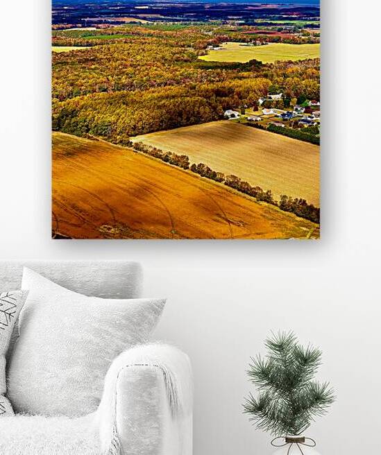 Delmarva Farmlands Autumn Landscape by Bill Swartwout Photography
