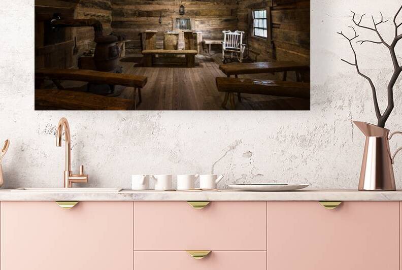 Irwins Chapel - Log Cabin Church - Appalachia - Clinton Tennessee  by Gary Whitton