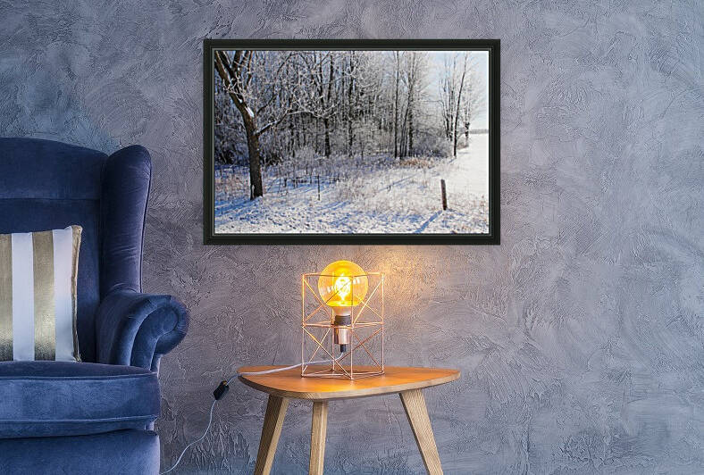 Frosty Winter Countryside by Deb Oppermann