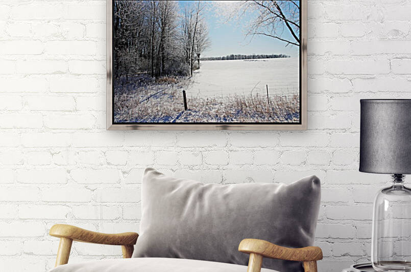 Frosty Winter Countryside I by Deb Oppermann