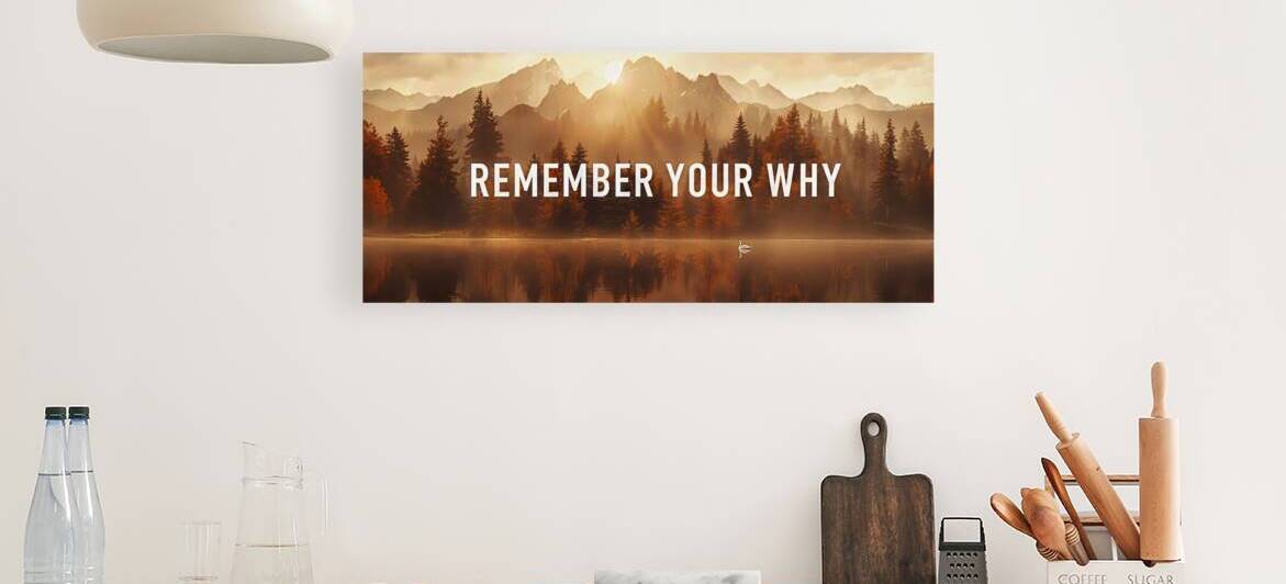 Remember Your Why The Still Strength Within by MotivatePrints