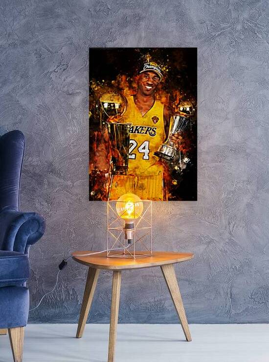 Kobe Bryant LA Lakers 3 by David Pup