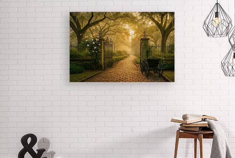 Morning Light on Charleston Garden Path  by Shelia Hunt Photography