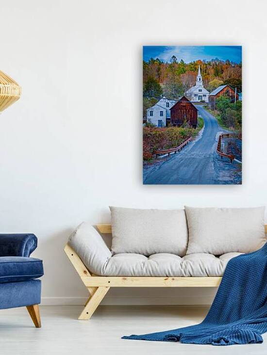 Autumn Village Charm by Geoffrey Prior