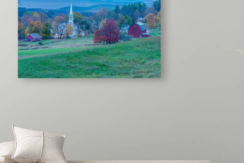 Autumn Village Charm by Geoffrey Prior