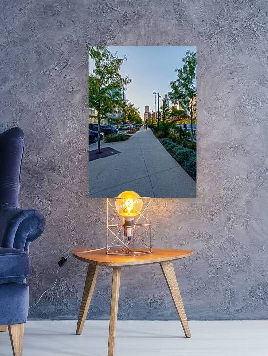 Omaha Farnam St Sidewalk View by Jennifer White