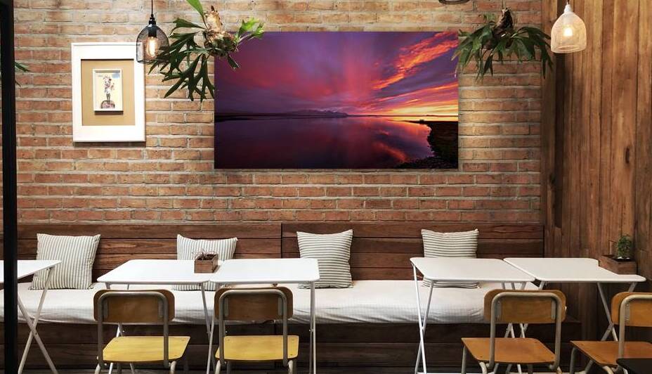 SUNSET AT HOFSSTADIR by Doug Sturgess