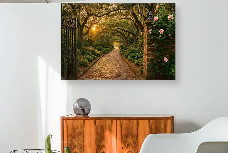 Lowcountry Charleston Garden Path by Shelia Hunt Photography