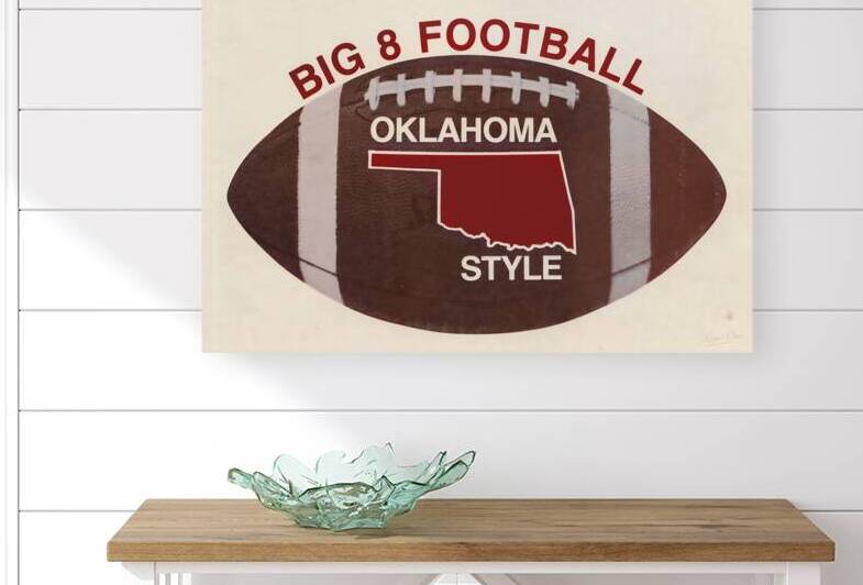 1970s Big Eight Football Oklahoma Style by Row One Brand