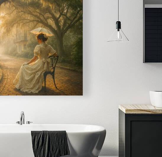 Vintage Charleston Garden Morning by Shelia Hunt Photography