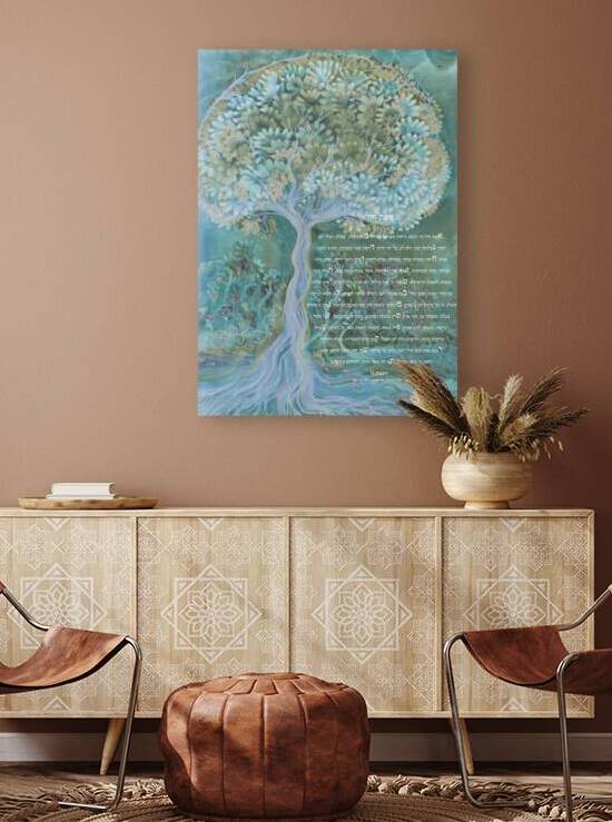 Eshet Chayil Hebrew 12x16 inches 9 by Sandrine Kespi Creations