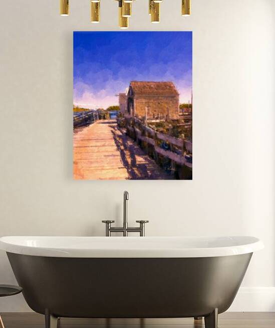 Ready for the Day’s Catch – Blue Rocks Nova Scotia by Paul Newman Studio