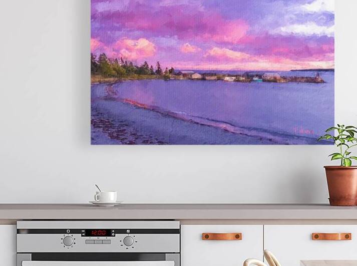 Beneath the Sunset   Hunts Point Nova Scotia by Paul Newman Studio