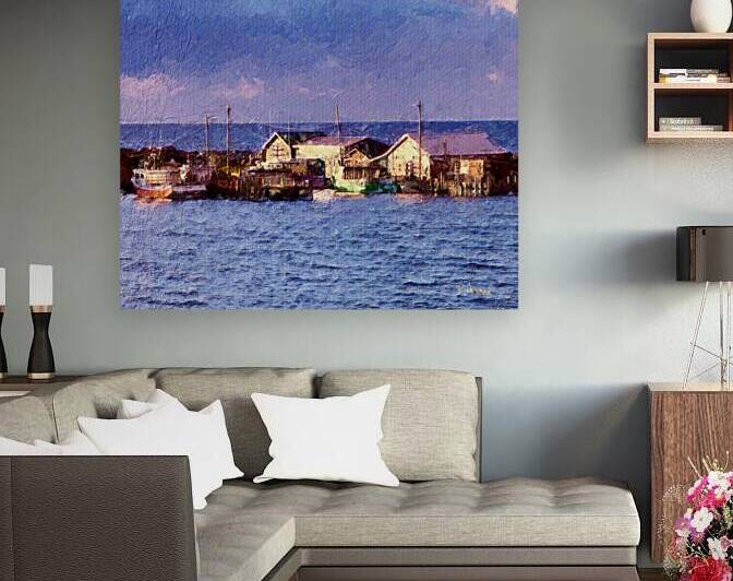 The Morning View from Home – Fishing Village Hunts Point Nova Scotia by Paul Newman Studio