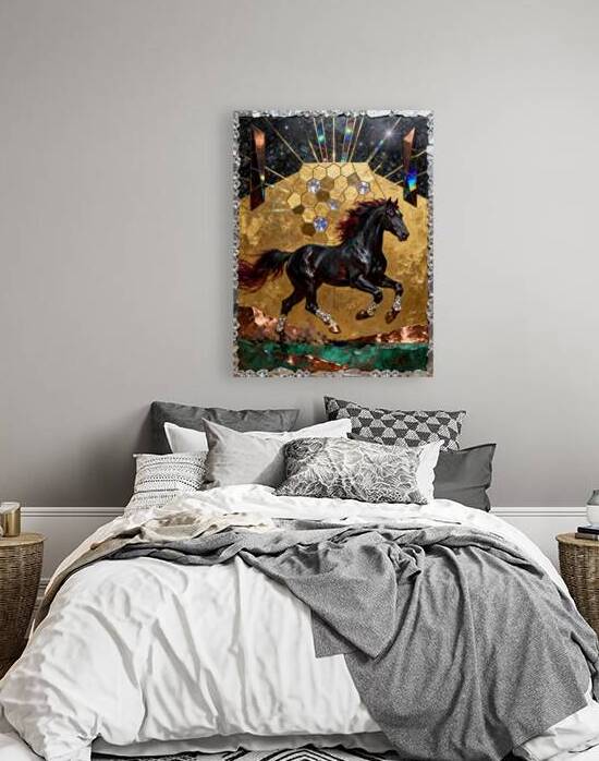 The Diamond Mane by Sumer Paintings