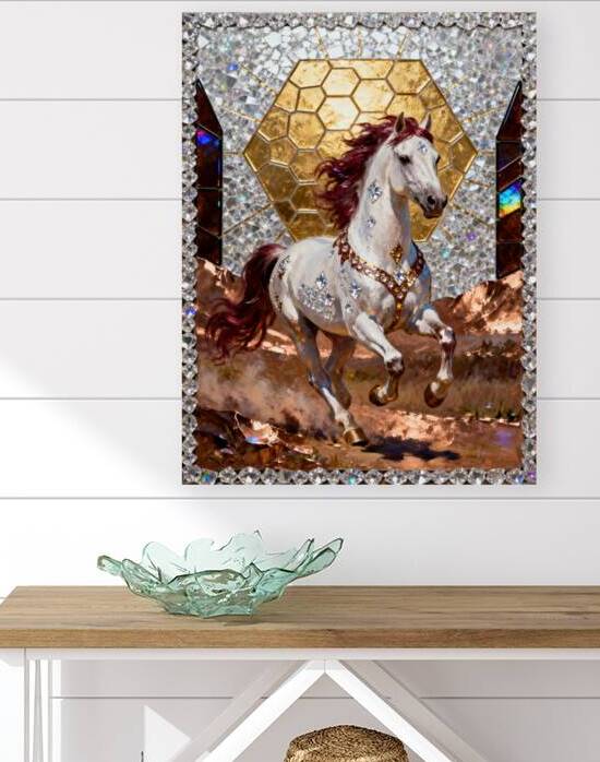 Cosmic Stallion by Sumer Paintings