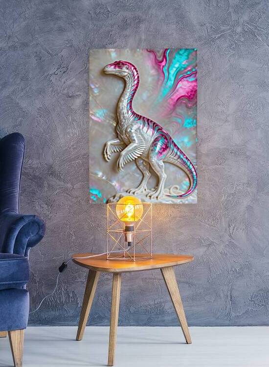 Mesozoic Jewels: The Ornitholestes Hermanni by Sumer Paintings