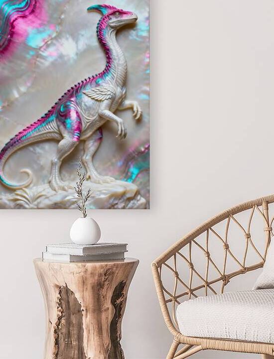 Ornitholestes Hermanni: Cretaceous Iridescence by Sumer Paintings