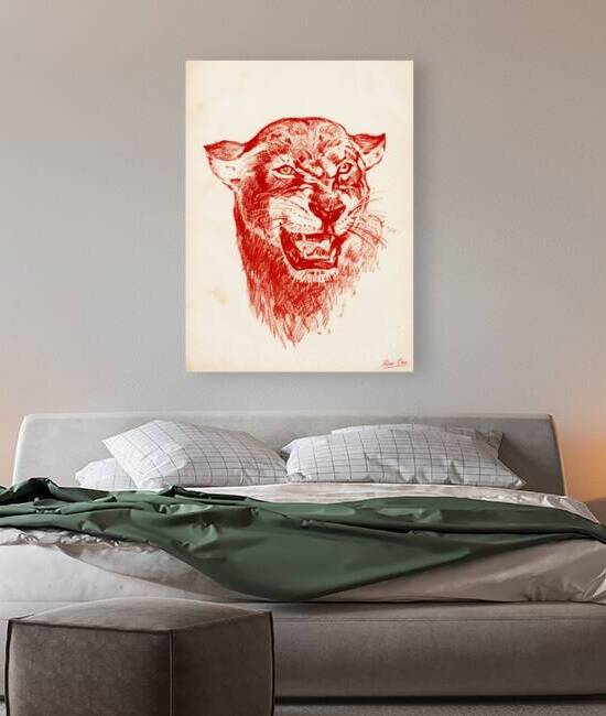 1940s Houston Cougar Art | Row One by Row One Brand