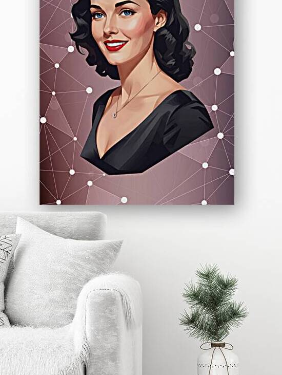 Ava Gardner Lowpoly by Low Profile