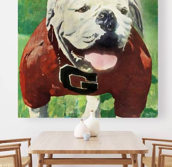 Vintage UGA Bulldog Art | Row One by Row One Brand