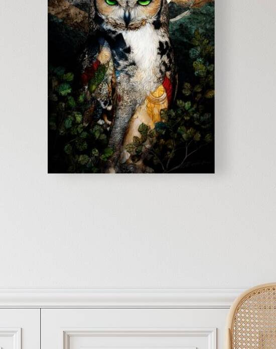 Owl Eyes - Sentinel of Stillness by SykArt Designs