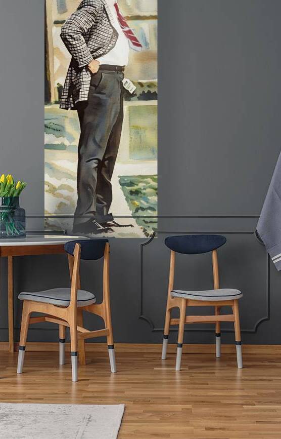 Bear Bryant Alabama Sideline Art by Row One Brand